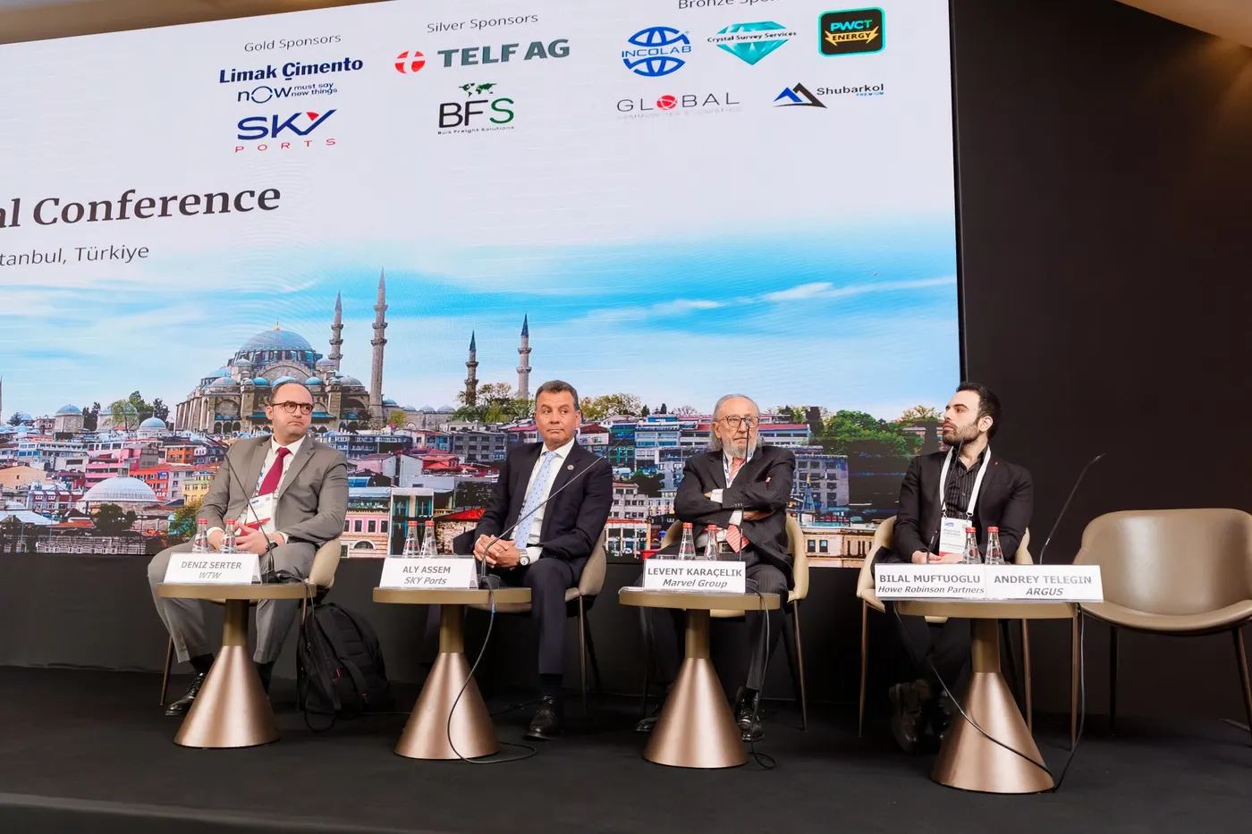 Aly Assem on a panel discussion at the Argus Coal Conference in Istanbul