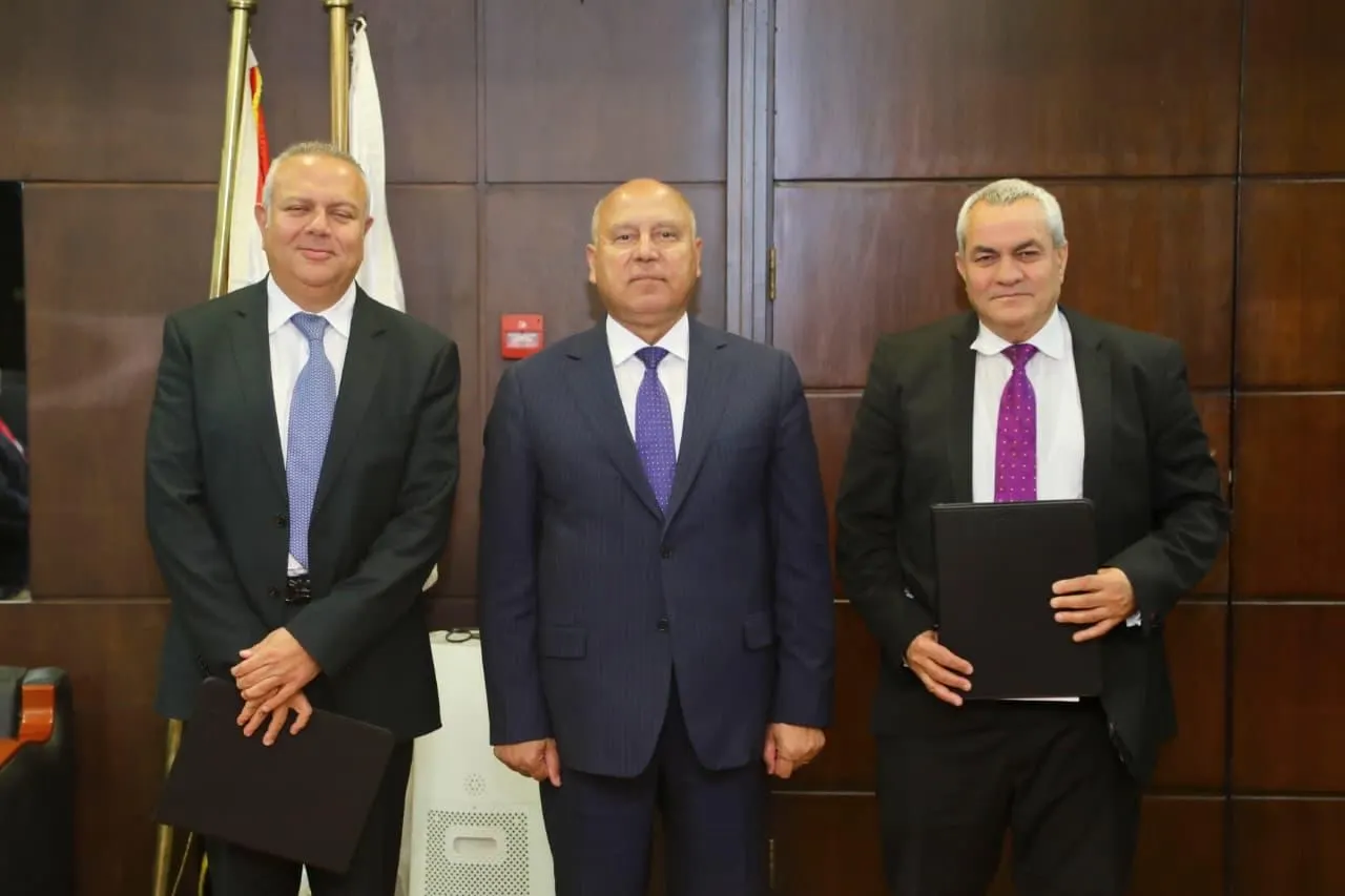 Sky Ports and GALDP executives at the agreement signing